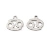 304 Stainless Steel Constellation Pendants STAS-H260-01P-09-1