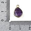 Natural Gemstone Faceted Pendants G-U019-05G-4