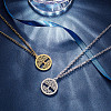 16Pcs 2 Colors 304 Stainless Steel Pendants STAS-UN0023-39-3