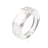 Kids Transparent Acrylic Glue on Ring Base LS-RJEW-P154-01A-02-5