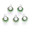 Alloy Enamel Charms ENAM-R059-03C-P-RS-1