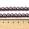 Eco-Friendly Dyed  Glass Pearl Round Beads Strands HY-A002-8mm-RB062-6