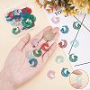 70Pcs 5 Colors 430 Stainless Steel Kitten Pendants STAS-UN0027-01-2