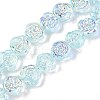 Electroplate Glass Beads Strands EGLA-K061-09A-AB02-1