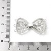 Brass Micro Pave Cubic Zirconia Fold Over Clasps KK-U052-10P-3