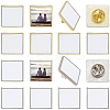 10 Sets Sublimation Blank Brooch Pins FIND-SP0004-08B-1