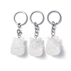 Natural Quartz Crystal Keychains KEYC-P011-03P-11-2