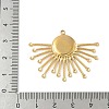 304 Stainless Steel Pendant Cabochon Settings STAS-L293-04G-3