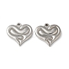 304 Stainless Steel Pendants STAS-I330-010P-1