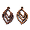 Natural Walnut Wood Pendants X-WOOD-T023-17-2