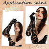 Polyester Long Lace Gloves AJEW-WH20011-94A-4
