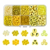 DIY Flat Round & Heart Acrylic & Glass Seed Beads Jewelry Making Findings Kits DIY-FS0006-43B-1