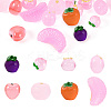 16pcs 8 styles Luminous Resin Fruit Display Decorations DJEW-TA0001-16-2