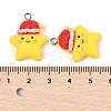 Christmas Theme Opaque Resin Pendants RESI-S08-05J-3