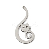 201 Stainless Steel Pendants STAS-H480-06P-1