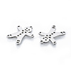Non-Tarnish 201 Stainless Steel Pendants STAS-N090-LA919-1-3