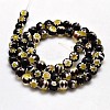 Round Millefiori Glass Beads Strands LK-P001-06-3