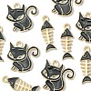 10Pcs 2 Styles Alloy Enamel Pendants ENAM-YW0003-15-2