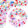 4 Strands 4 Styles Transparent Glass Beads Strand GLAA-PH0003-35-1