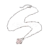 3Pcs 3 Sizes 304 Stainless Steel Wavy Bar Link Chain Macrame Pouch Necklace Making NJEW-JN05065-5