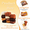 55G 11 Colors Needle Felting Wool Roving DIY-TA0012-86-4