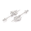 304 Stainless Steel Pendants STAS-N114-63P-2
