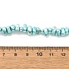 Baking Paint Electroplated Synthetic Non-magnetic Hematite Beads Strands G-H072-D01-01-5