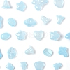 120Pcs 8 Styles Transparent Spray Paint Glass Beads GLAA-FS0002-21-2