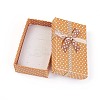 Cardboard Necklace Boxes with Bowknot and Sponge Inside X-CBOX-R012-1-2