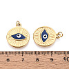 304 Stainless Steel Enamel Pendants STAS-T069-59-3