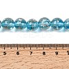 Luminous Handmade Gold Sand Lampwork Beads Strands LAMP-P051-L07-10mm-01-4