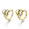 Brass Cuff Earrings X-EJEW-S201-244G-NR-3