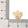 Brass Micro Pave Cubic Zirconia Pendants KK-M301-01G-3