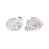 Non-Tarnish 304 Stainless Steel Pendants STAS-L268-022P-3