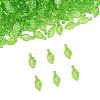 600Pcs Transparent Acrylic Charms MACR-FS0002-21-3