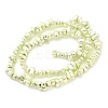Baking Paint Electroplated Synthetic Non-magnetic Hematite Beads Strands G-H072-D01-01F-3