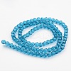 Transparent Glass Bead Strands GLAA-G013-10mm-51-2
