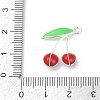 Alloy Enamel Pendants PALLOY-R151-43P-02-3