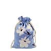Printed Cotton Imitation Burlap Packing Pouches Drawstring Bags PW-WG7B662-14-1