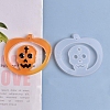 Halloween DIY Pumpkin Lampt with Skull Pendant Silicone Statue Molds DIY-P006-39-1