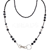 2Pcs Glass Beads Keychain HJEW-SC0002-54-1