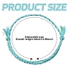 10Pcs 5 Colors Handmade Braided Cotton Cord Bracelets Making BJEW-YW00006-3