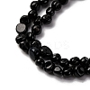 Natural Black Tourmaline Beads Strands G-I389-A30-A-4
