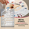 Custom Stainless Steel Metal Cutting Dies Stencils DIY-WH0289-071-4