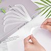 Acrylic Earring Display Sticks ODIS-WH0008-22-3