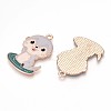 Alloy Enamel Pendants ENAM-T022-02C-01-2