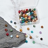 100Pcs Natural & Synthetic Gemstone Beads G-YW0001-11-7
