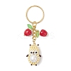 Glass Hamster Keychains KEYC-MZ00055-02-1