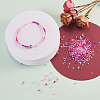 480g 24 Colors Glass Round Seed Beads SEED-CJ0001-12-7