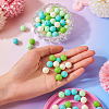 Opaque Acrylic Beads OACR-TAC0014-06D-6